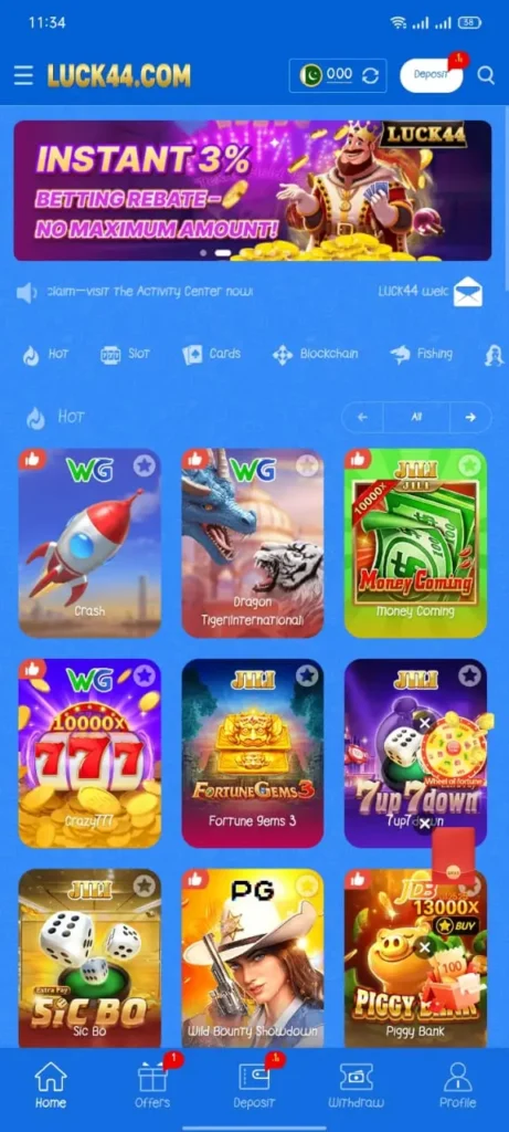 Luck44 Game